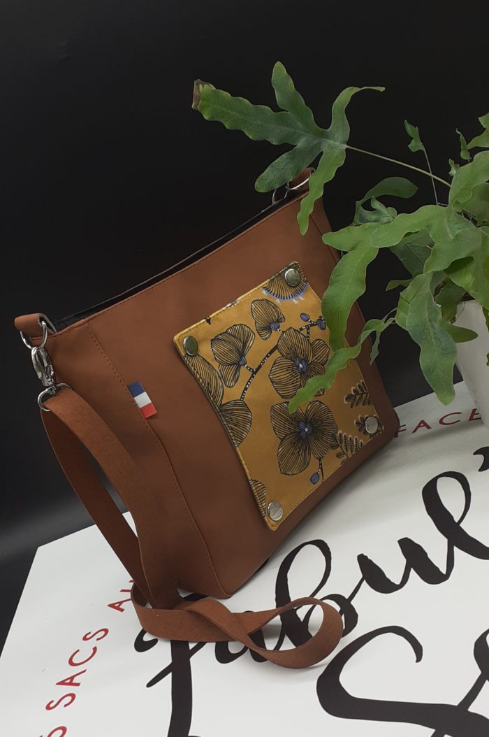 besace femme camel