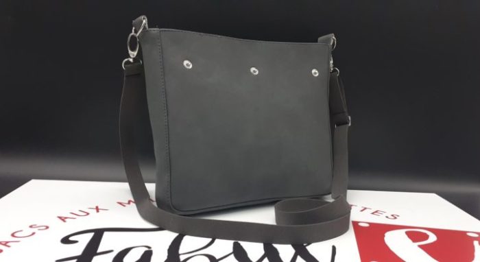 pochette femme gris