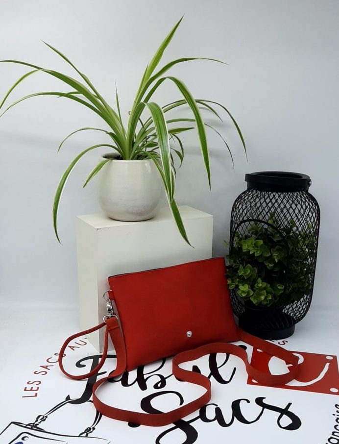 mini pochette rouge