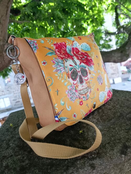 besace femme calavera