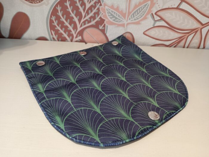 art deco bleuté