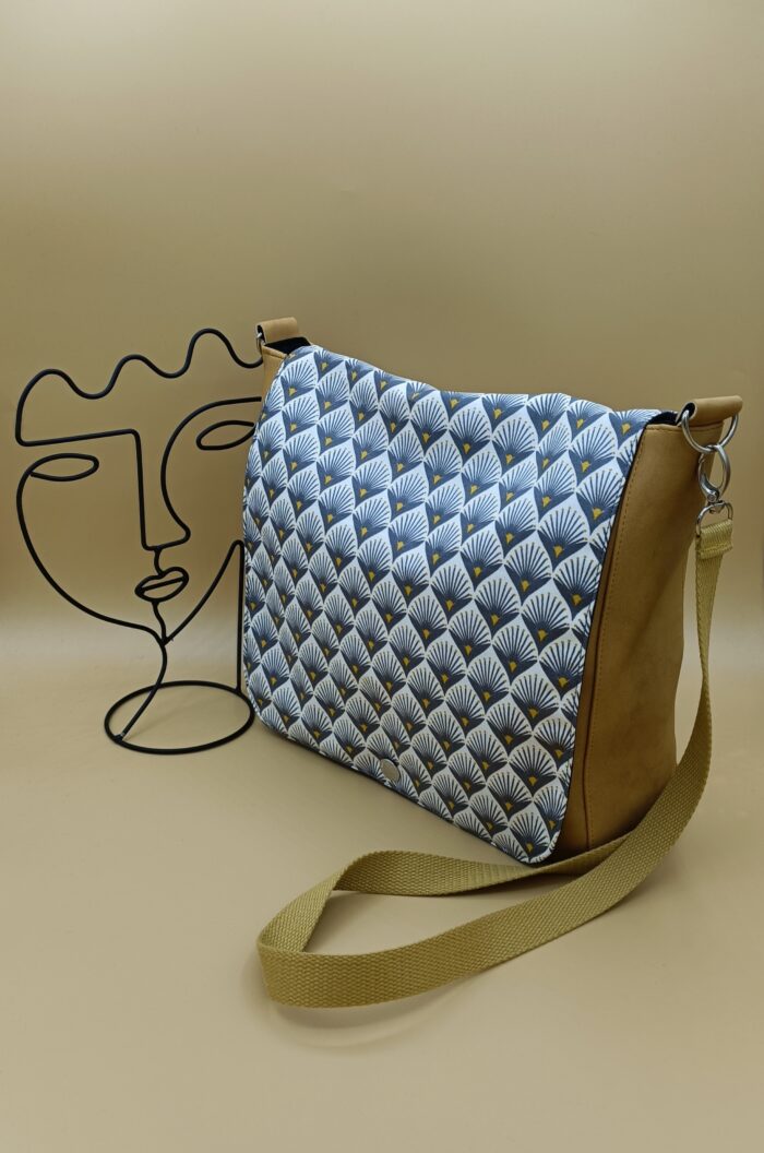 sac bandouliére taupe