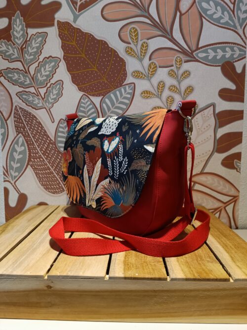 besace femme rouge