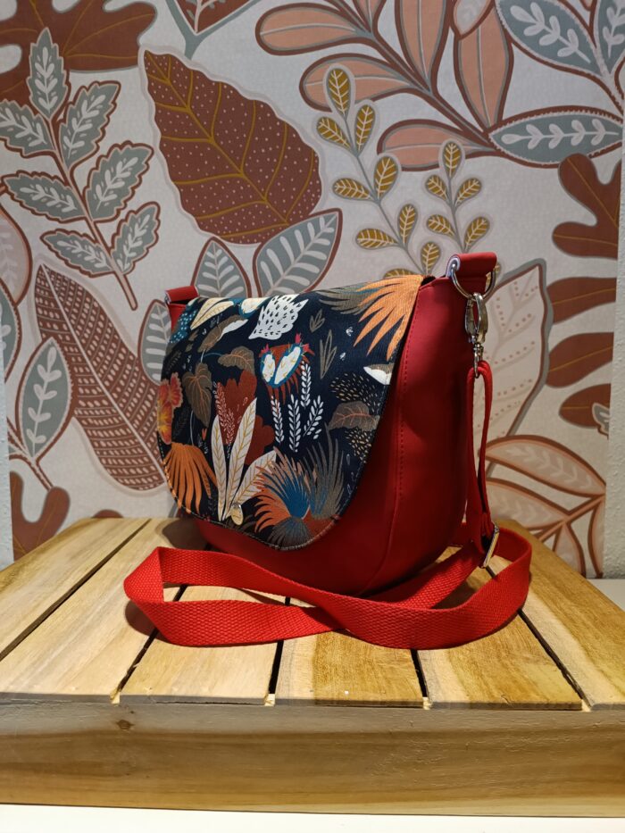 besace femme rouge
