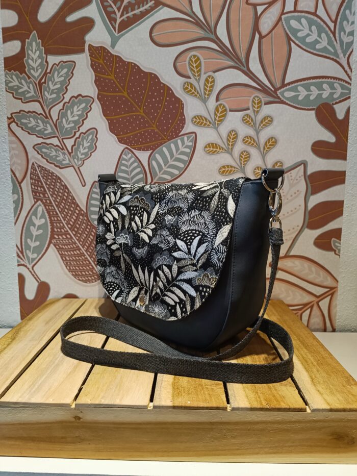 sac besace gris