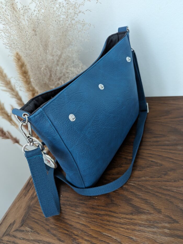 pochette femme bleu