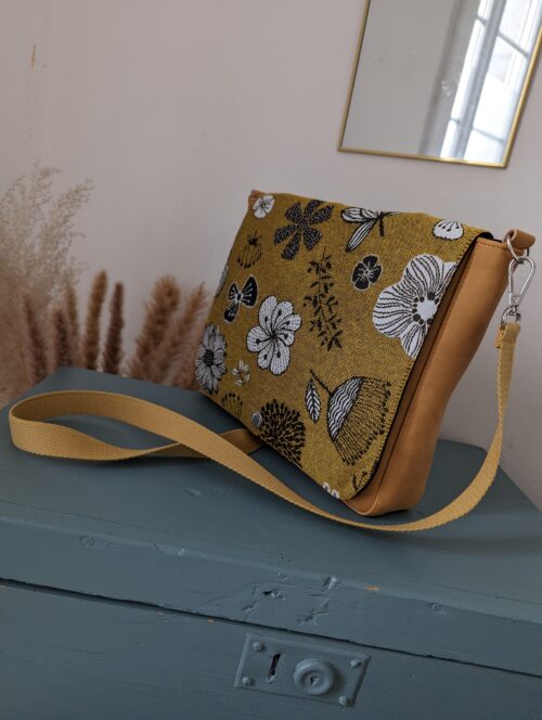 sac femme jaune