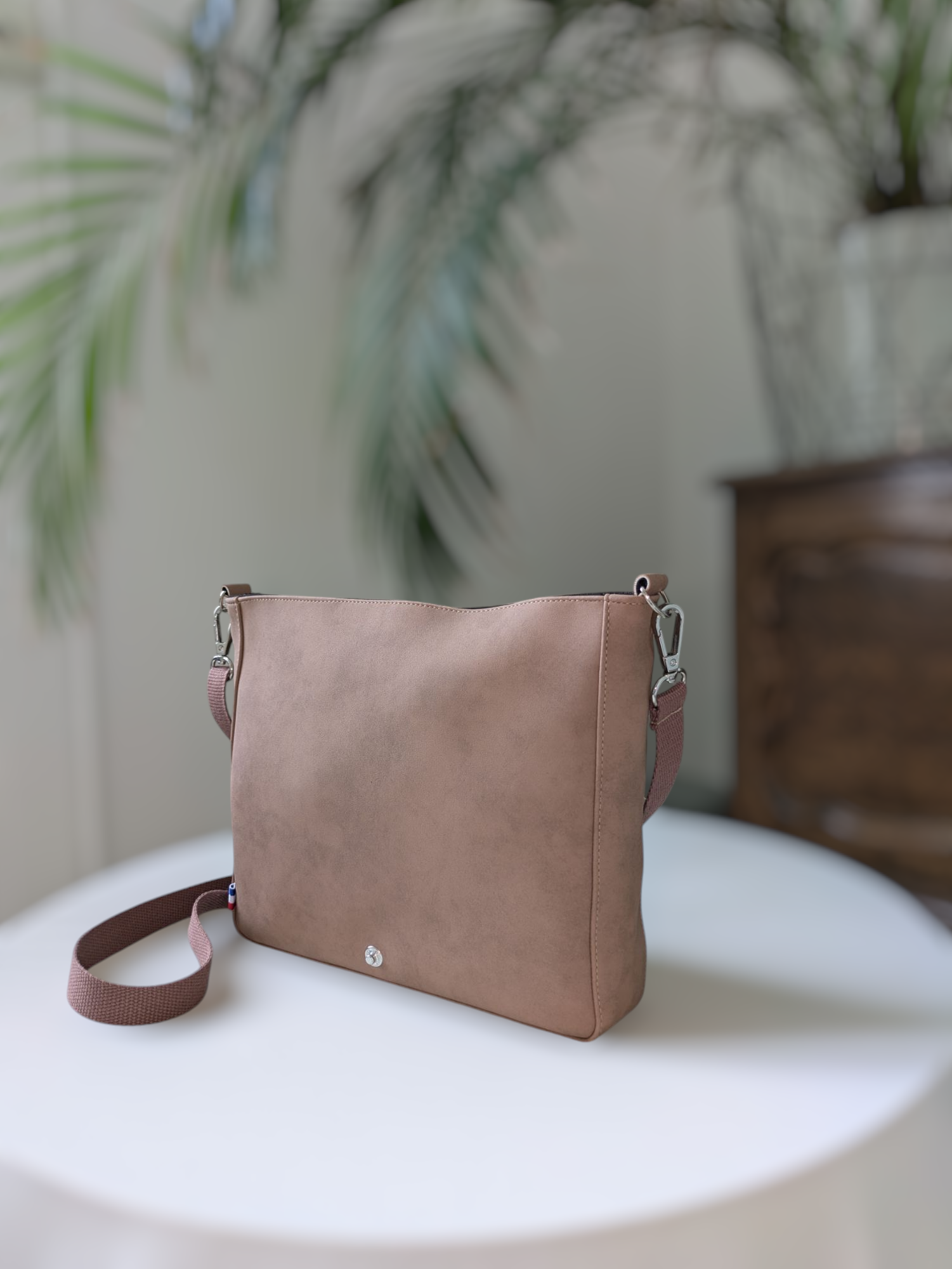 Sac pochette Antoinette taupe