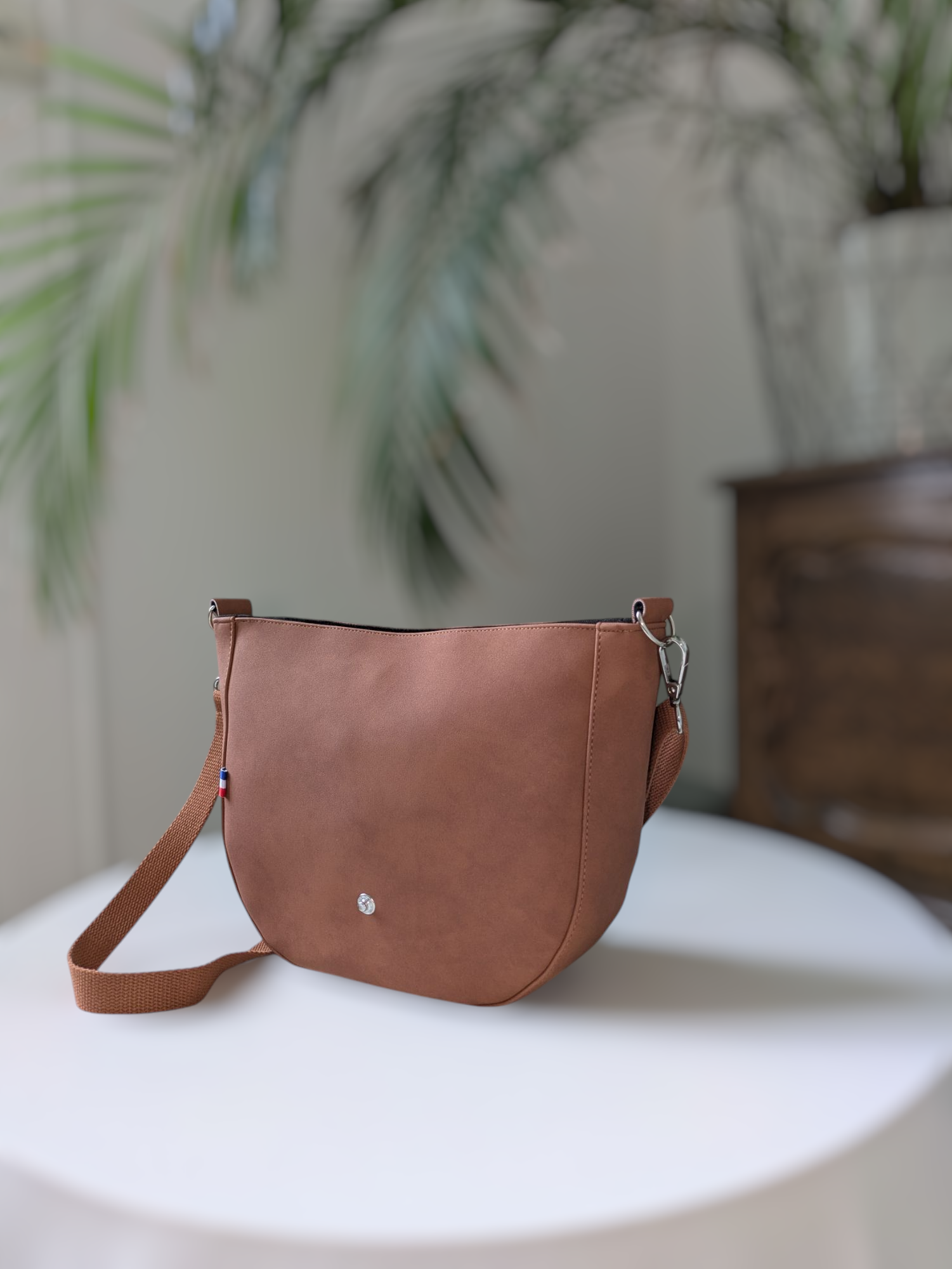 Sac mini besace Céline camel