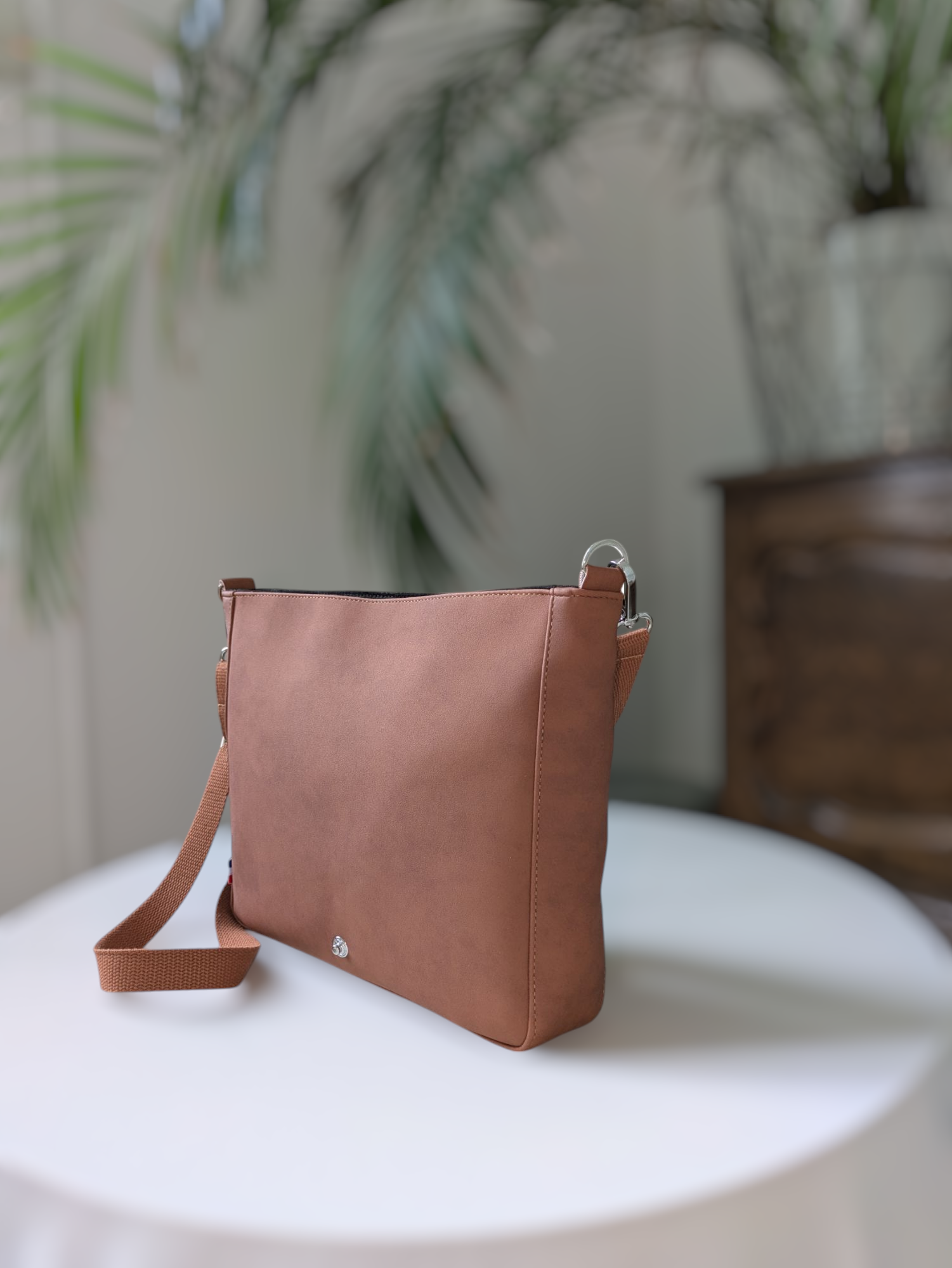 Sac pochette Antoinette camel