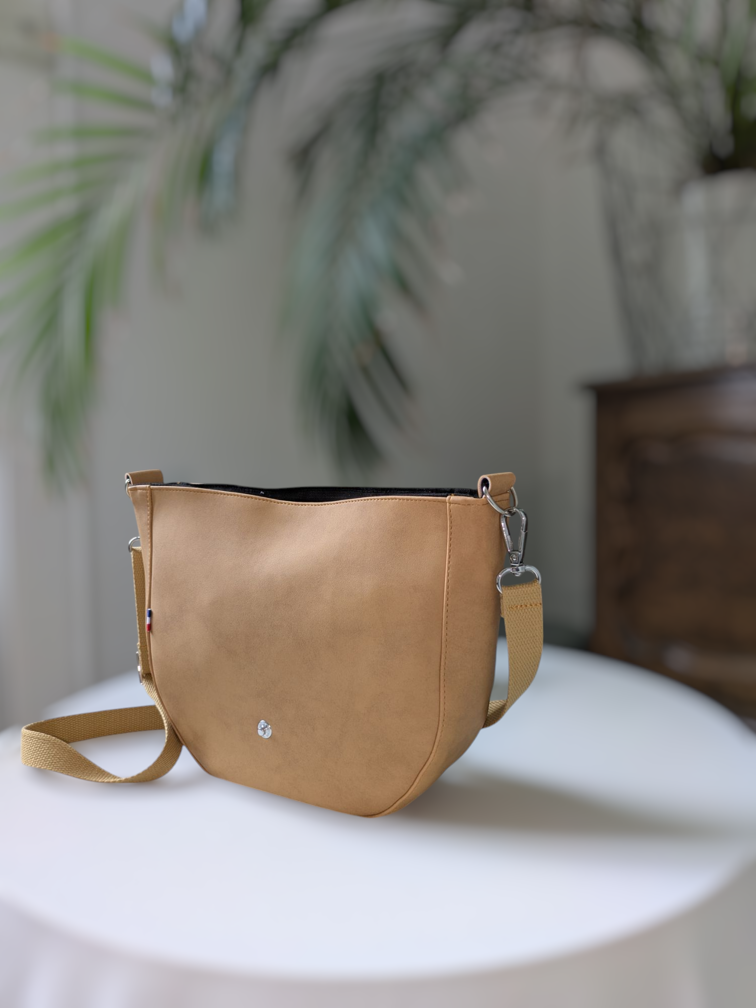 Sac mini besace Céline jaune