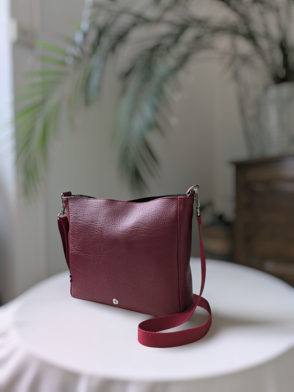 Sac pochette Antoinette bordeaux