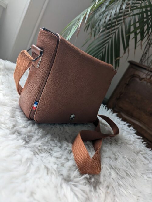besace homme camel