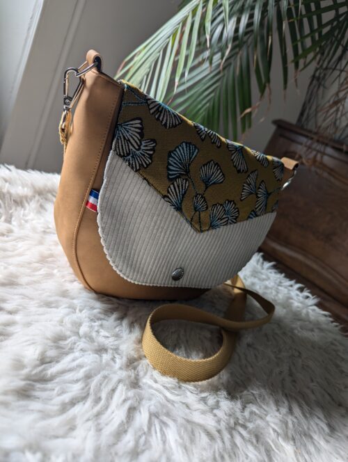 sac femme jaune