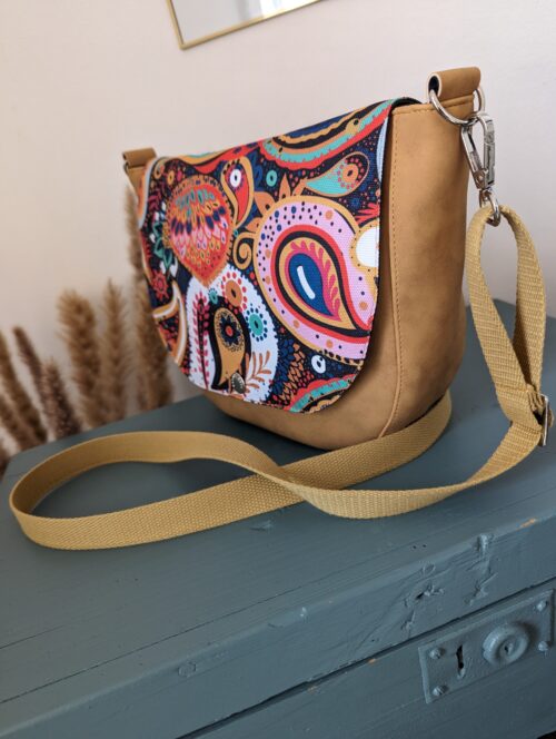 sac femme jaune