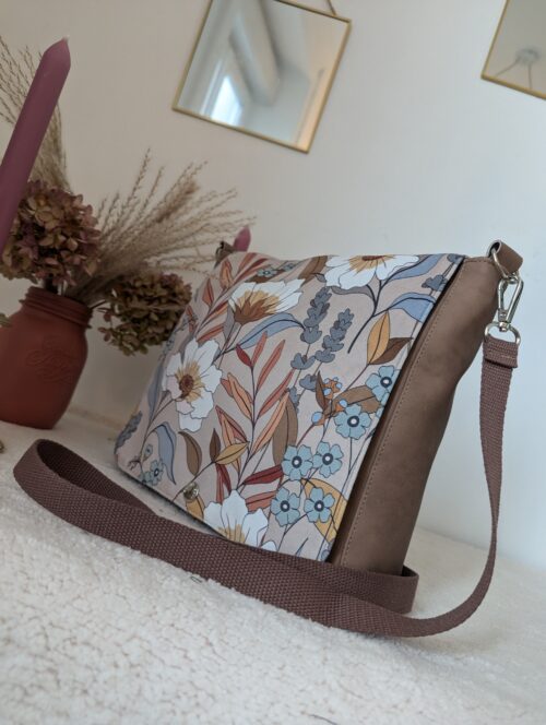 sac femme fleur
